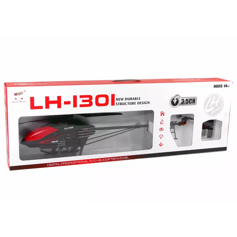 LEAN TOYS LH-1301 Helicóptero teledirigido 2,4G Negro