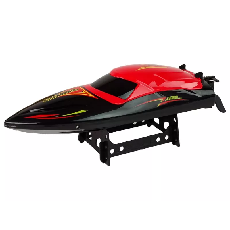 LEAN TOYS Lancha motora R/C 2,4G Rojo 35 KM/H