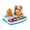 LEAN TOYS Piano multicolor con animales para niños pequeños