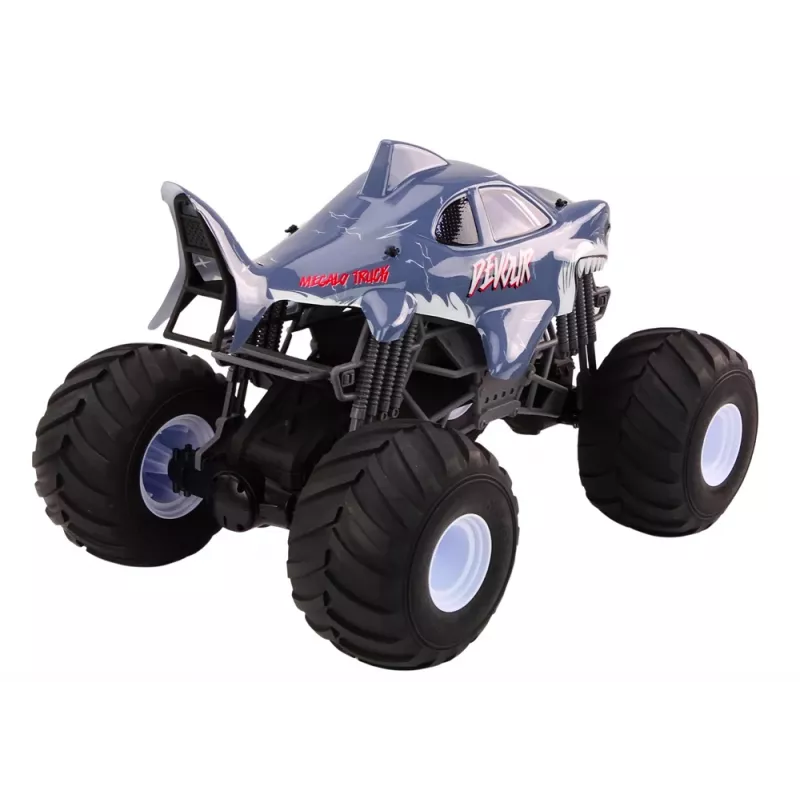 LEAN TOYS Coche todoterreno teledirigido grande 2,4G RC 1:6 Shark