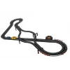 LEAN TOYS Circuito de carreras 2 coches Mando Slotcars
