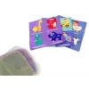 LEAN TOYS Caja de pañuelos suave con 6 telas y 3 pañuelos multicolor con sonido crujiente