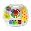 LEAN TOYS Mesa de juego interactiva educativa 2 en 1 para niños pequeños