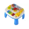 LEAN TOYS Mesa de juego interactiva educativa 2 en 1 para niños pequeños