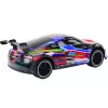 LEAN TOYS Coche deportivo RC 1:10 25km/h Luces Negro