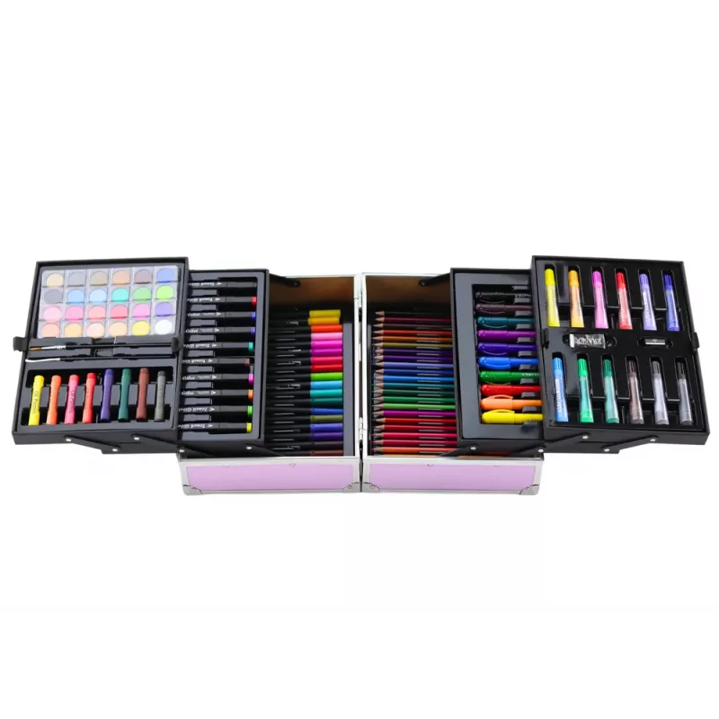 LEAN Set de manualidades en maletín plegable con unicornio 133 El
