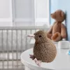 LEAN TOYS Peluche Kiwi Pájaro Peluche Mascota Peluche Marrón oscuro 25cm
