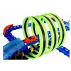 LEAN TOYS Circuito de carreras que brilla en la oscuridad, con loops y coche teledirigido