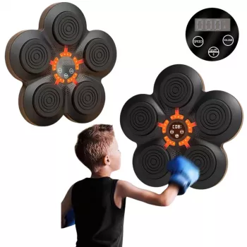 LEAN TOYS Máquina de caja musical Bluetooth Panel de pared LED Luces