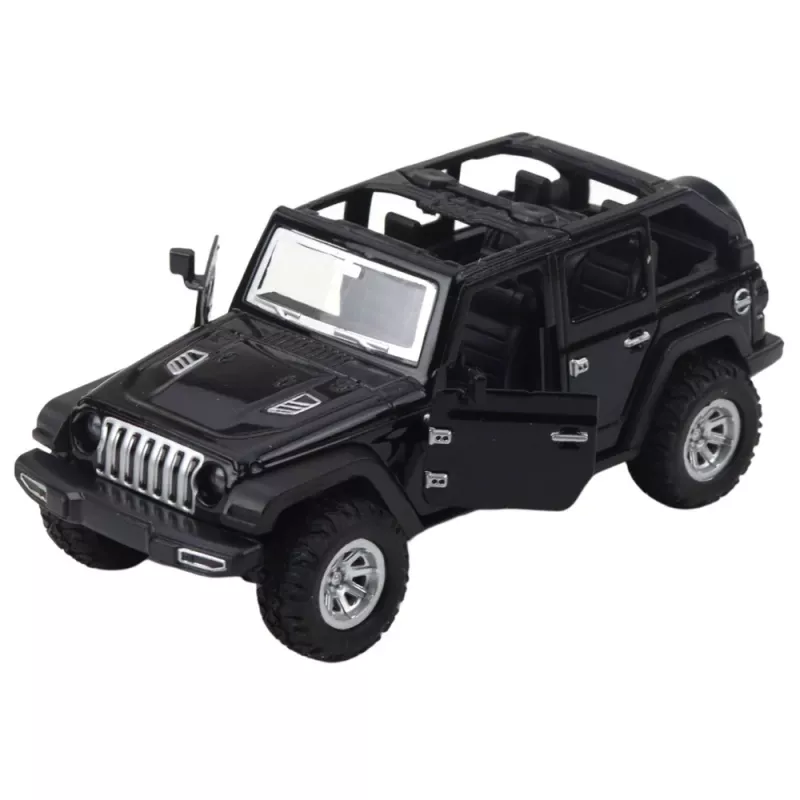 LEAN TOYS Coche SUV todoterreno metal retroceso con apertura de puertas mix