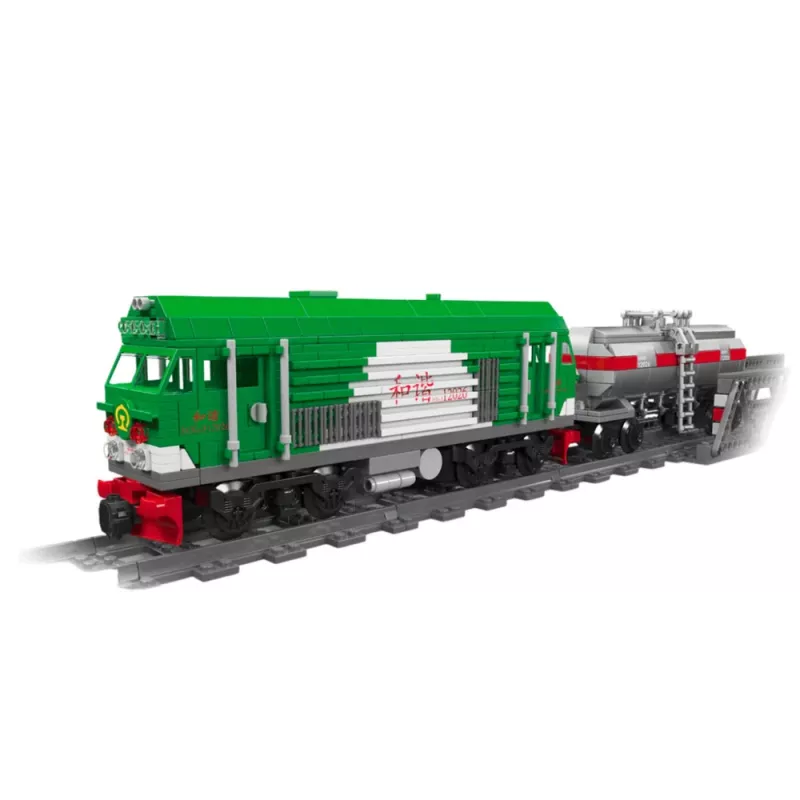 LEAN TOYS Bloques de construcción tanque tren teledirigido RC 1090 uds.