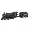 LEAN TOYS Tren eléctrico clásico con mando a distancia, luces, sonidos y humo