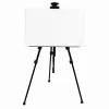 LEAN Caballete de exterior de metal, trípode, ajustable, funda negra, 158CM