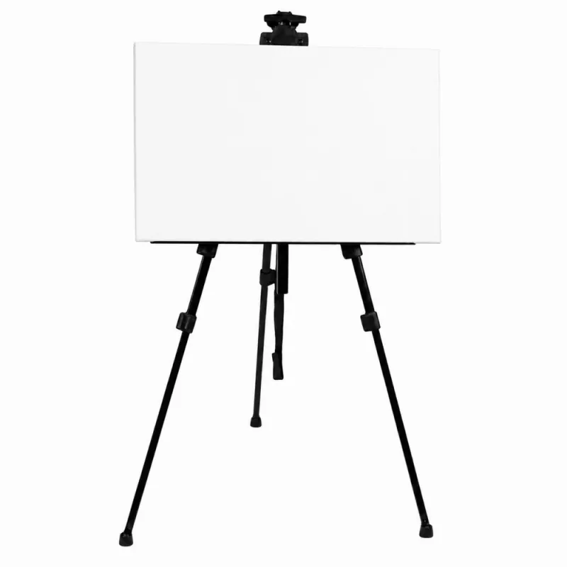 LEAN Caballete de exterior de metal, trípode, ajustable, funda negra, 158CM
