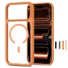 TECH-PROTECT MAGONE MAGSAFE CC + CRISTAL PACK DE 2 IPHONE 17 PRO MAX / 18 PRO MAX COSMIC ORANGE/TRANSPARENTE
