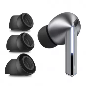 Tech-Protect Almohadillas para Samsung Galaxy Buds 3 Pro en tallas S / M / L – negro (3 uds.)
