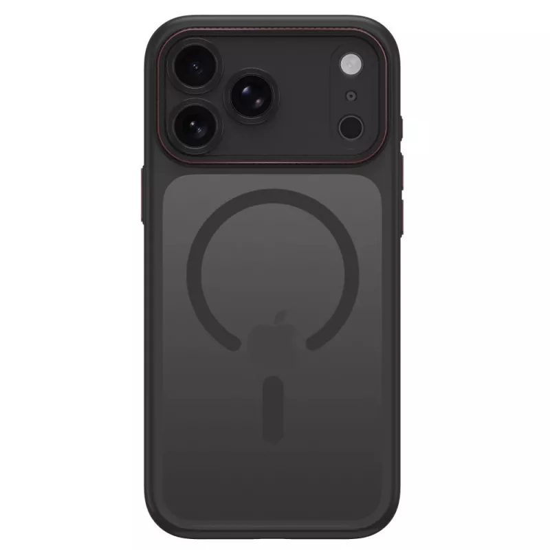 TECH-PROTECT MAGCAM MAGSAFE IPHONE 17 PRO MAX / 18 PRO MAX NEGRO MATE/ROJO
