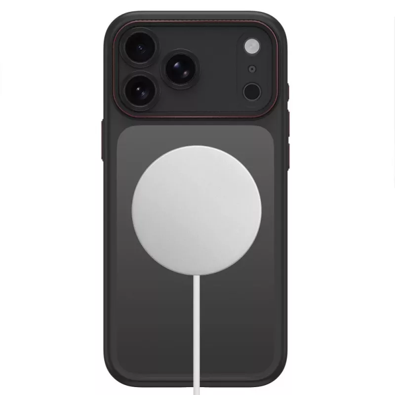 TECH-PROTECT MAGCAM MAGSAFE IPHONE 17 PRO MAX / 18 PRO MAX NEGRO MATE/ROJO
