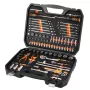 NEO TOOLS Juego de vasos de carraca 1/2, 1/4, 95 uds., CrV, espuma EVA