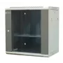 EMITER EM/AP6412 Armario de red de pared 12U 600x450x635mm frontal de cristal negro