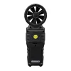 HABOTEST HT625B anemómetro digital con USB, medidor de velocidad del viento/temperatura/volumen de aire, LCD retroiluminada, sensor de hélice externo
