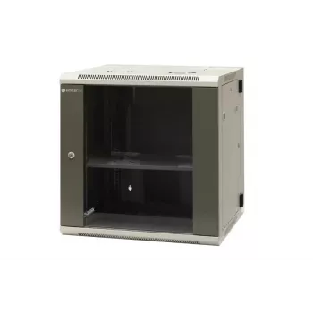 EMITER EM/AH6512 armario de red de pared 12U, 600×550×635 mm, puerta de cristal