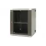EMITER EM/AH6515 armario de red de pared 15U 600x550x770 mm, puerta de cristal templado, negro