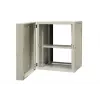 EMITER EM/AH6515 armario de red de pared 15U 600x550x770 mm, puerta de cristal templado, negro