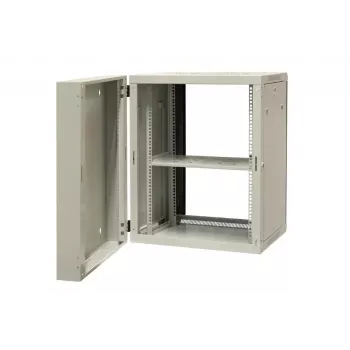 EMITER EM/AH6515 armario de red de pared 15U 600x550x770 mm, puerta de cristal templado, negro
