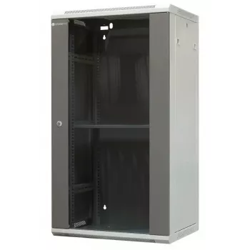 EMITER EM/AP6422 armario rack de pared 22U 600x450x1083mm con puerta frontal de cristal