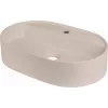 DEANTE lavabo de sobreponer de granito con espacio para un grifo - ovalado