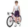 Rockbros YDDK017-1 TVI Culotte de ciclismo con tirantes y badana para mujer M - lila