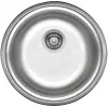 DEANTE ZHC 0803 Fregadero de acero inoxidable 1 cubeta con escurridor, acero inoxidable satinado, encimera