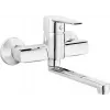 DEANTE Arnika Grifo monomando de lavabo de pared BFC 050M Cromo