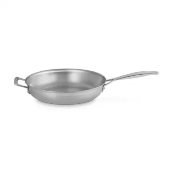 LE CREUSET Sartén de acero inoxidable de 3 capas sin recubrimiento Ø28cm