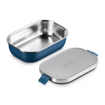 LE CREUSET fiambrera ON THE GO 900 ml azul
