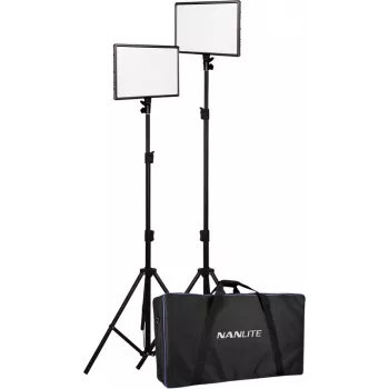 Nanlite LUMIPAD 25 2KIT kit de paneles LED bi-color con soportes y bolsa
