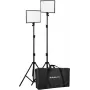 Nanlite LUMIPAD 25 2KIT kit de paneles LED bi-color con soportes y bolsa