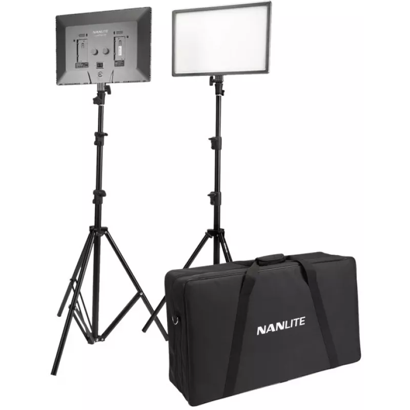 Nanlite LUMIPAD 25 2KIT kit de paneles LED bi-color con soportes y bolsa