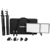 Nanlite LUMIPAD 25 2KIT kit de paneles LED bi-color con soportes y bolsa