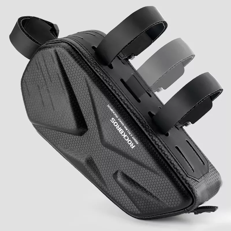 Rockbros Bolsa de bicicleta reforzada para cuadro, para tubo superior 1,4 l – negro