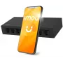 IMOU SF108 switch de escritorio Fast Ethernet no gestionado de 8 puertos, carcasa de metal, 10/100 Mbps, Plug and Play
