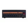 JOYO JJP04 Fuente de alimentación para pedal de efectos de guitarra - 10 salidas aisladas, DC 9V/12V/18V, aleación de aluminio, Negro