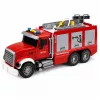 LEAN TOYS Camión de bomberos con escalera extensible, manguera de agua, luces y sonidos