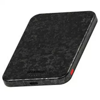 SHARGE CarbonMag 5K Batería externa, 15W Qi, 20W USB-C - 5.000 mAh, negro