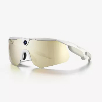 BleeqUp Ranger Gafas con cámara deportiva AI blancas