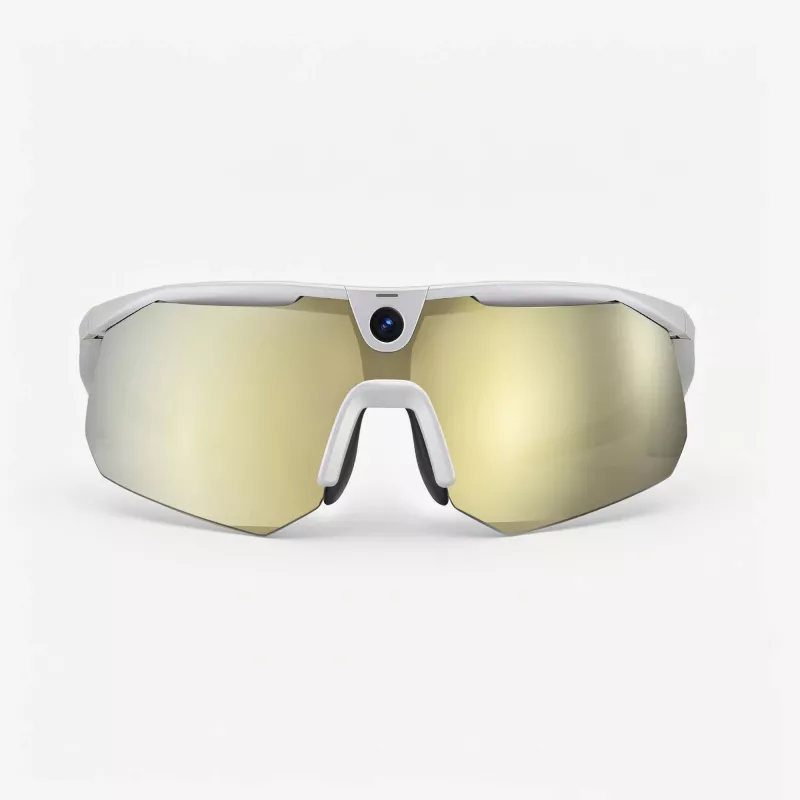 BleeqUp Ranger Gafas con cámara deportiva AI blancas