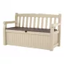 KETER Banco de almacenamiento Eden Banco de jardín 265L beige