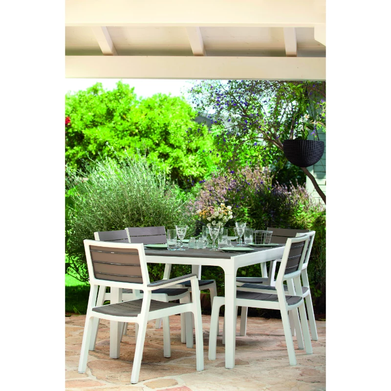 KETER Harmony Sillón blanco/beige