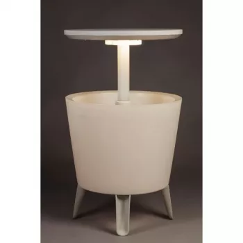 KETER nevera iluminada blanca